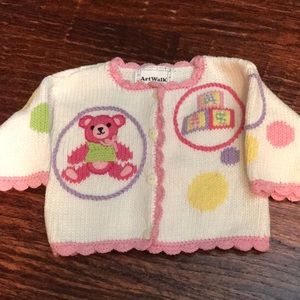 Art walk knit sweater